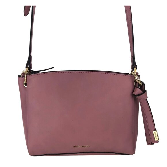 Nine West Womens Dusty Orchid Crossbody Purse Bag Purple - Picture 2 of 15